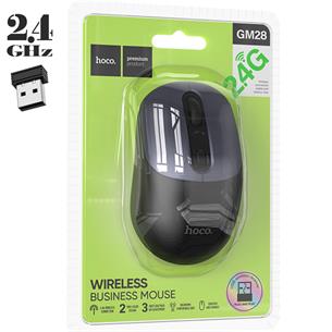 Hoco GM28 Business Ratón Inalámbrico 2.4G Negro 2