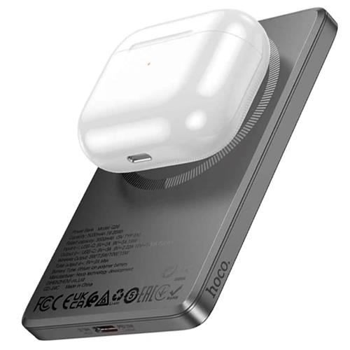 Powerbank Hoco Q26 Magsafe PD20W 5.000 mAh Metal Gray