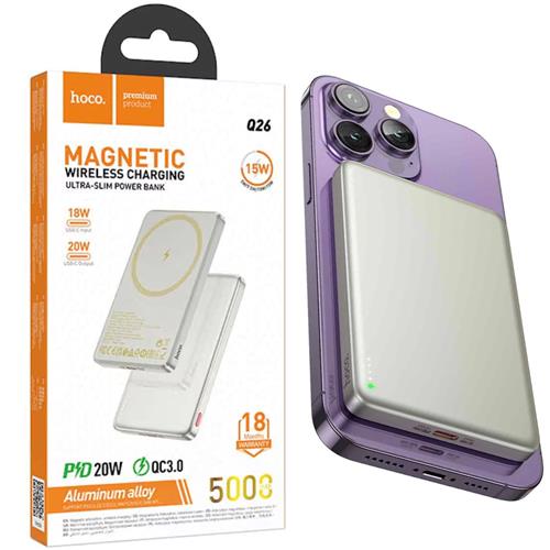 Powerbank Hoco Q26 Magsafe PD20W 5.000 mAh Titanium Gold
