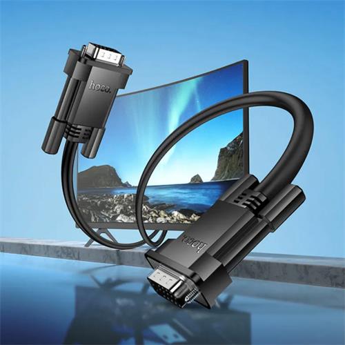 Hoco US11 Cable VGA a VGA de 2 Metros Negro