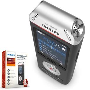 Philips DVT2110 Grabadora de Voz 8GB con 2 Micrófonos HIFI 2