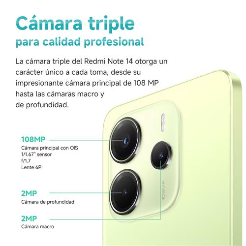 Xiaomi Redmi Note 14 8GB 256GB Lime Green