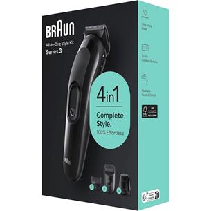 Braun SK3400/BK Recortadora para Pelo y Barba 4-1 2