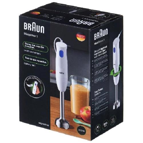Braun MQ10.001MWH Batidora de Brazo Inox 450W