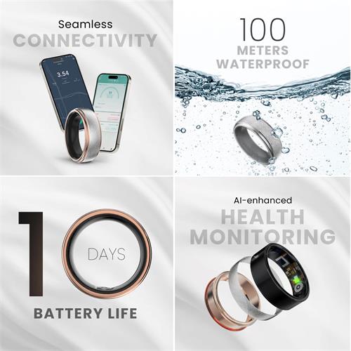 FUTURERING2 Titanium Silver 68mm- 12