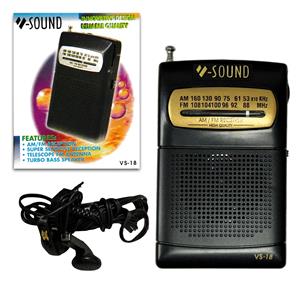 SOUND VS-18 RADIO PORTÁTIL AM-FM 2