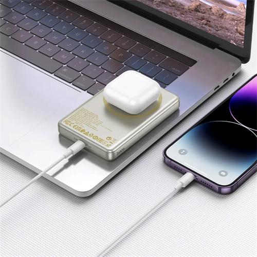 Powerbank Hoco Q26 Magsafe PD20W 10.000 mAh Metal Gray