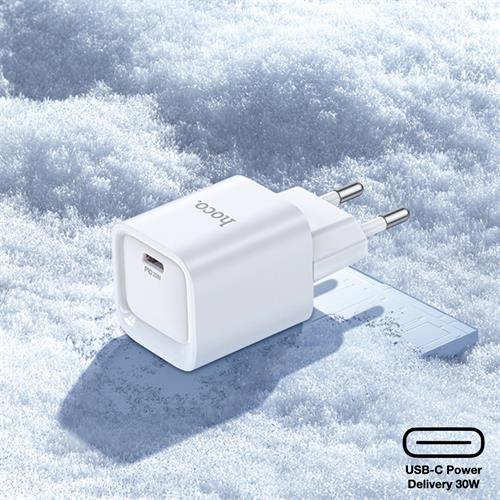 Cargador USB-C 30W Hoco C148A PD30W Blanco