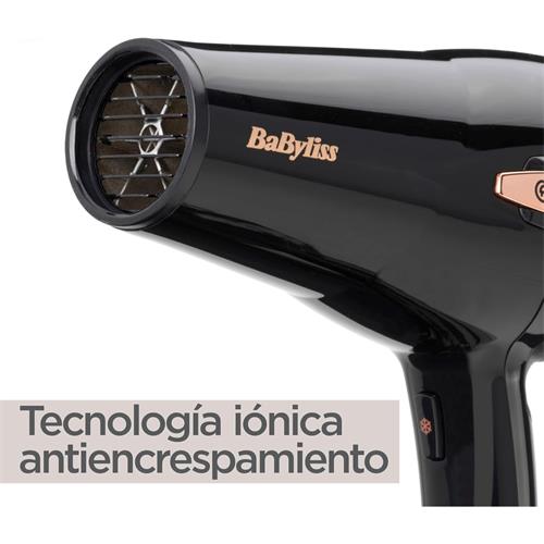 Babyliss D373E Secador 2000W con cable retráctil Negro
