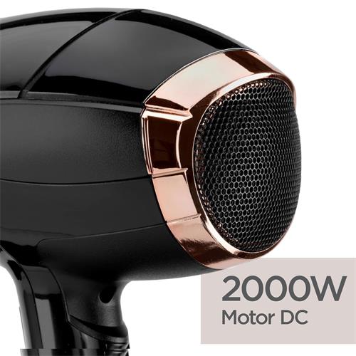 Babyliss D373E Secador 2000W con cable retráctil Negro