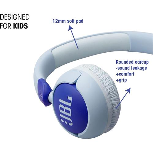 Jbl Junior 320 Auricular de Diadema Infantil con Cable Azul