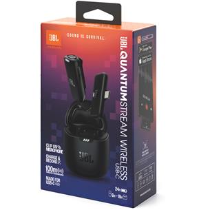 Jbl Quantum Stream Micrófono de corbata Inalámbrico 100 metros (USB-C) Black 2