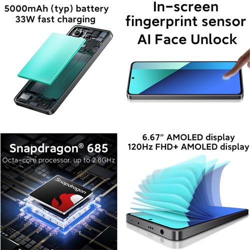 Xiaomi Redmi Note 13 4G 8GB 512GB Green