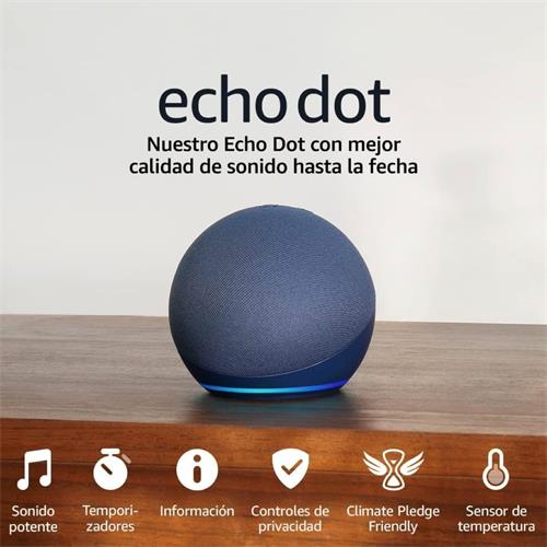 Amazon Echo Dot 5ª Gen Altavoz Bluetooth Inteligente Alexa Azul (B09B8RF4PY)