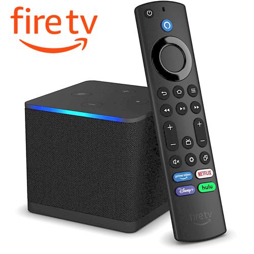 Amazon Fire TV Cube (2022), Control por Voz Alexa, WiFi 6, Ultra HD 4K