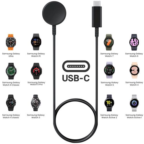 Samsung Cargador Rápido USB-C para Watch 5/6/7 (EP-OL300BBE)