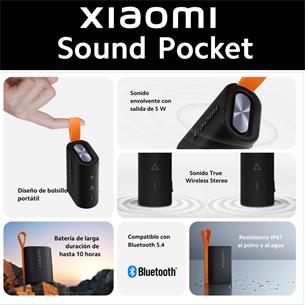 Xiaomi Altavoz Portátil Pocket  Bluetooth 5W Negro (QBH4269GL) 2