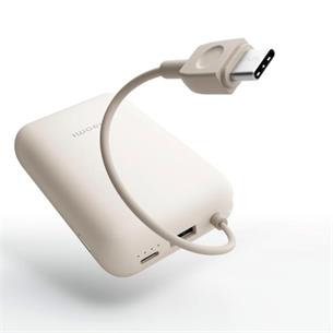 Xiaomi Powerbank 10.000 mAh 22.50W  Con Cable Integrado Tan Beige (BHR9072GL) 2