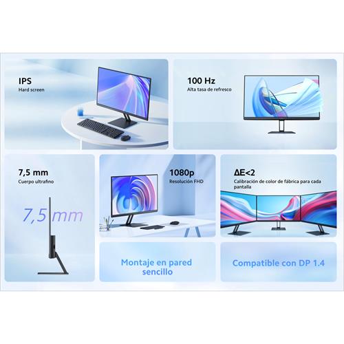 Monitor 23.8" Xiaomi A24i Full-HD, 6 ms, 100 Hz, 200nits, HDR 10.
