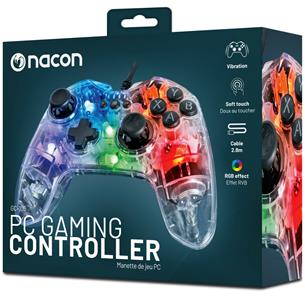 Nacon Mando con Cable para PC con luz RGB  (PCGC-100RGB) 2