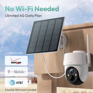 Botslab W314 Cámara de Seguridad 360º con 4G LTE, Batería y Panel Solar 2