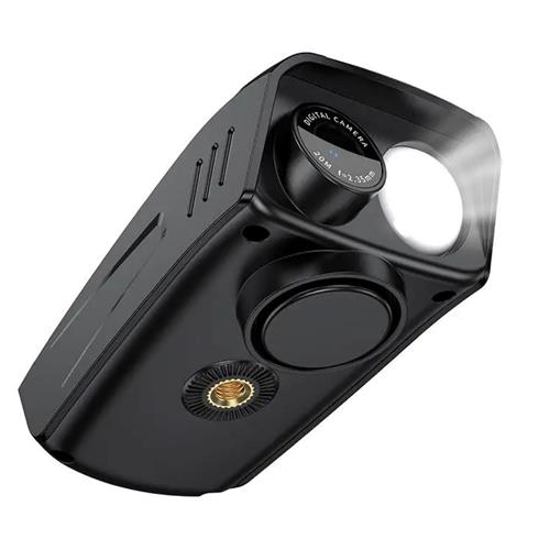 Hoco DV104 Cámara 4K con pantalla y luz LED para Bicicleta o Moto