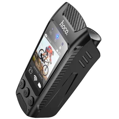 Hoco DV104 Cámara 4K con pantalla y luz LED para Bicicleta o Moto
