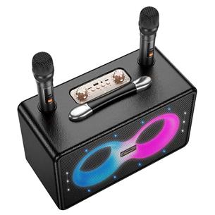 Hoco HA8 Altavoz Karaoke Bluetooth 40W con 2 Micrófonos 2