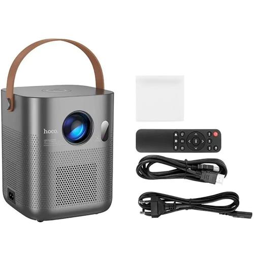 Hoco DT4 Proyector Smart Android 13, 190 Lumen, Wifi, Autofocus, 720p