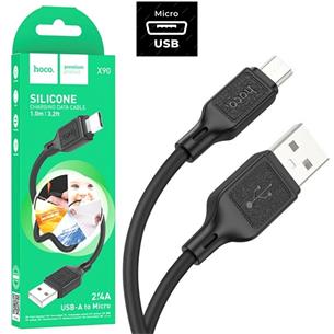 Hoco X90 Cable Cool Silicone Micro Black 2