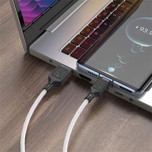Hoco X90 Cable Cool Silicone Type-C White