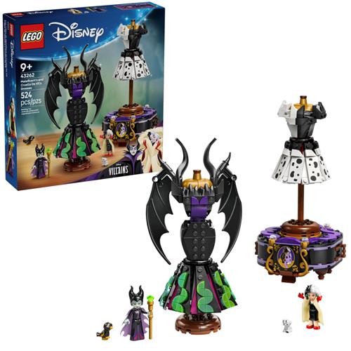 LEGO 43262 Trajes de Maléfica y Cruella de Vil