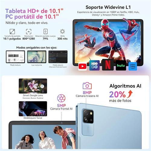 Blackview Tab 60 Pro 10.1" 4GB+8GB 128GB  4G LTE Volcano Gray