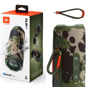 Jbl Flip 7 Altavoz Bluetooth portátil IP68 con Auracast Squad 2