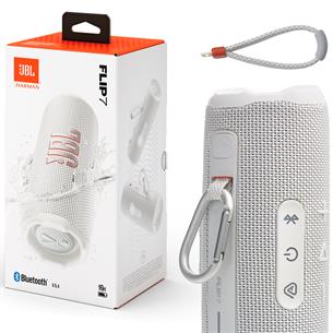 Jbl Flip 7 Altavoz Bluetooth portátil IP68 con Auracast Blanco 2