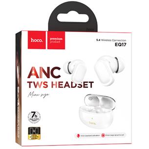 Hoco EQ17 Auricular Inalámbrico con Cancelación de Ruido Frost White 2