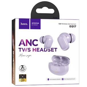Hoco EQ17 Auricular Inalámbrico con Cancelación de Ruido Taro Purple 2