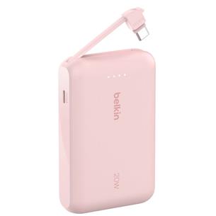 Powerbank Belkin 10.000 mAh Cable Integrado USB-C 20W Rosa (BPB021HQPK) 2