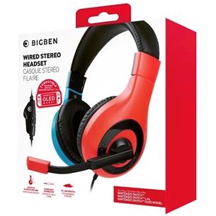 Nacon Auricular Estereo Gaming para Switch Rojo y Azul 2
