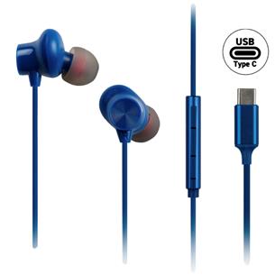 Panasonic RP-TCM225DEA Auricular USB-C Azul