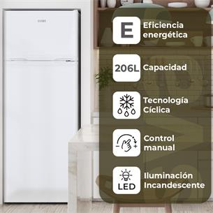 Svan SF145501E Frigorífico Cíclico E 143cm 55cm 55,5cm Blanco 2
