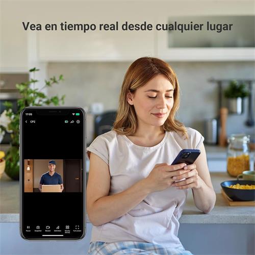 Ezviz HP2 Mirilla Inteligente Wifi con Pantalla 4.3" Dorado