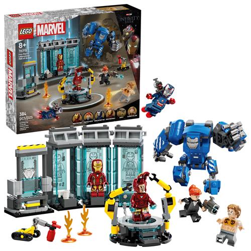 LEGO 76315 Laboratorio de Iron Man: Sala de Armaduras