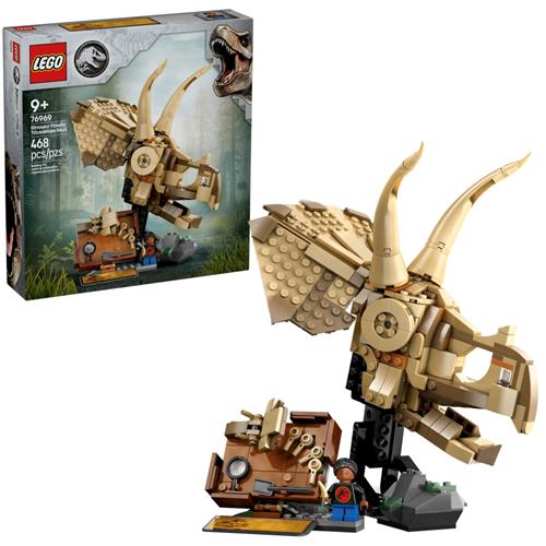 LEGO 76969 Fósiles de Dinosaurio: Cráneo de Triceratops