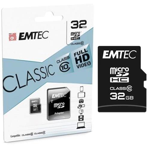 Memoria Micro SDHC 32GB Emtec Class 10 Classic