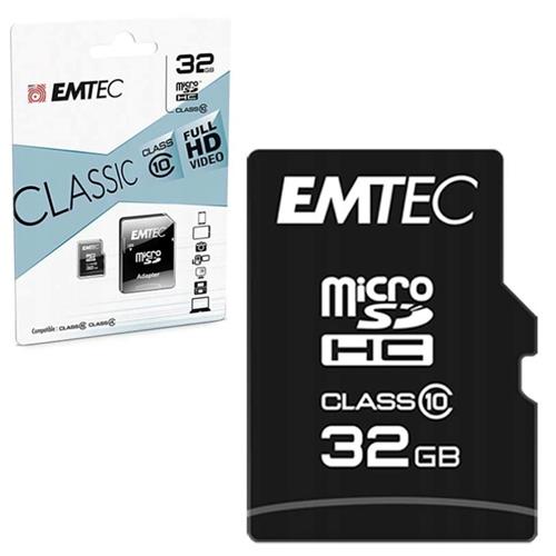 Memoria Micro SDHC 32GB Emtec Class 10 Classic