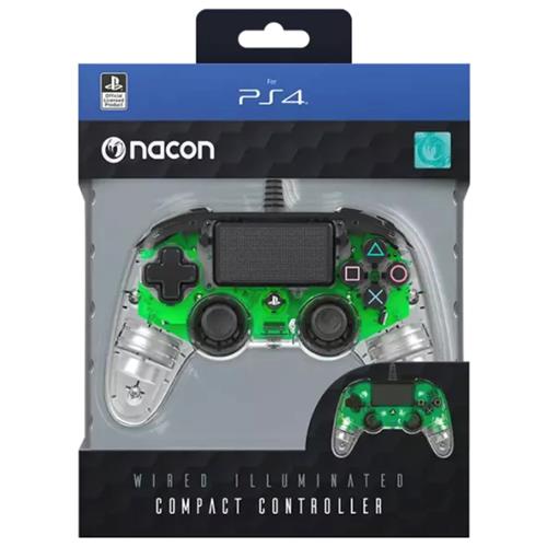 Nacon Mando Oficial Playstation PS4 Compact Verde (PS4OFCPADCLGREEN)