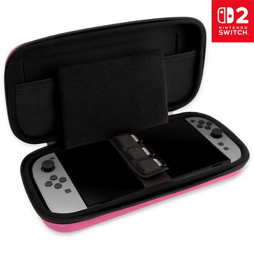 Nacon Funda Pouch Rígida para Nintendo Switch 2 Rosa (SWITCHNEWPOUCHLPINK)