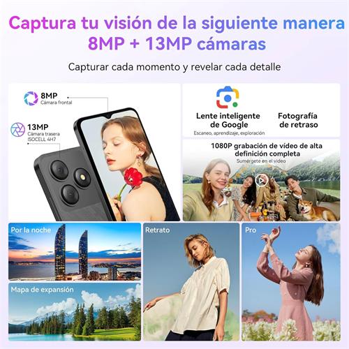 Blackview Wave 8C 6.5" 2+4GB 64GB Sunset Purple