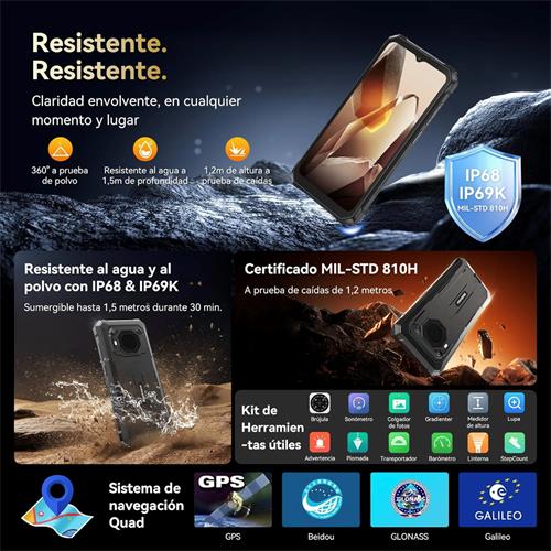 Blackview BV6200 Plus 6.56" 8+16GB 256GB Rugerizado